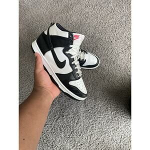 Size 7.5m- BEATER Nike Dunk High Black Panda Women’s Size 9